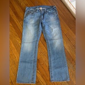 True Religion World Tour Section Straight Jeans Size 36